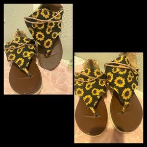 Sunflower sandals